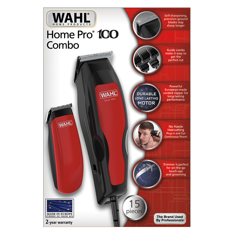 WAHL Home Pro 100 Combo - Σετ Κουρευτική Μηχανή & Τρίμερ